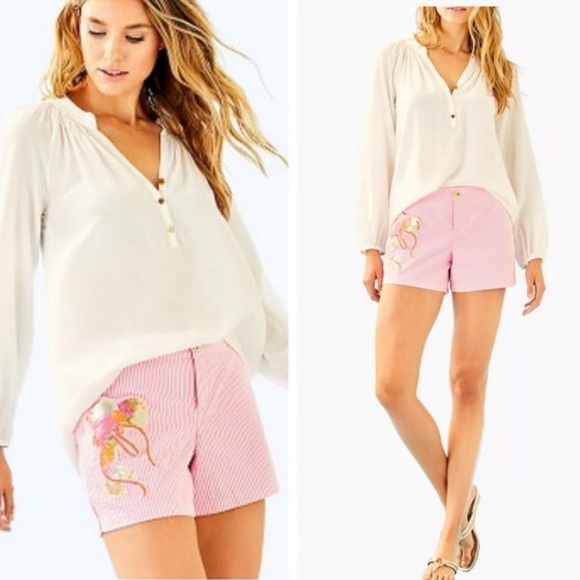 Lilly Pulitzer Pants - Lilly Pulitzer Callahan Seersucker Party Shorts